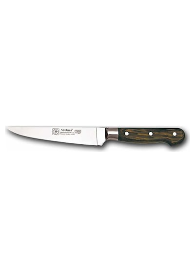 61002ym - Sürmene Yöresel Mutfak Bıçağı 15 Cm Tdrtr Gri - Siyah