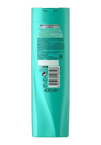 Şampuan Belirgin Bukleler 400 Ml X3 Tüm Saç Tipleri
