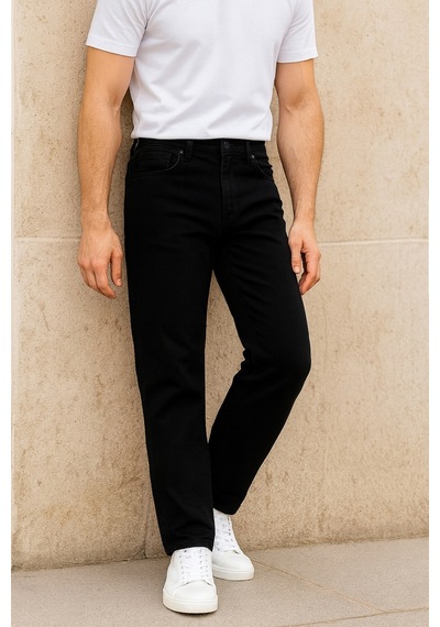Cedy Denim Regular Fit Jean Martin Yüksek Bel Standart Kesim Esnek Kot Pantolon C336 Siyah Cedy Denim Regular Fit Jean Martin Yüksek Bel Standart Kesim Esnek Kot Pantolon C336 Siyah