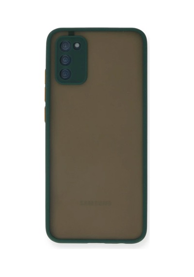 Samsung Galaxy A03s Uyumlu Kılıf Montreal Silikon Kapak - Yeşil