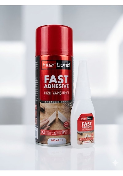 Interbond Mdf Kıt Hızlı Yapıştırıcı 400 ML+100ML