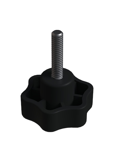 Cateksss Sıkma Ayar Vidası 50 Mm M8x50 Polyemid Siyah - 38 Li Paket