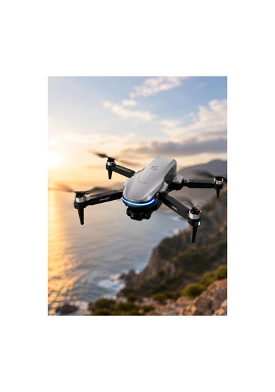 Gps Drone 4k Çift Kamera Ekranlı Kumanda 2 Batarya Katlanabilir Brushless Motor Beyaz