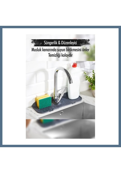 Buradabulabilirsin Silikon Lavabo Matı 13 36 Cm Bbz Çok Renkli