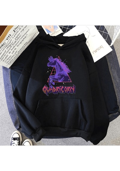 Quadricorn Kapşonlu Sweatshirt
