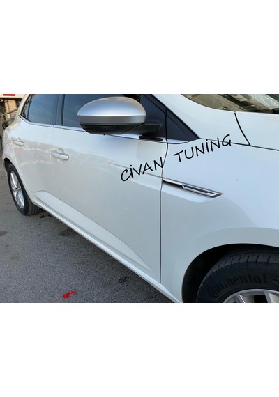 Megane 4 Çamurluk Çıtası Krom 2016-2020