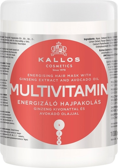 Kallos Cosmetics Multivitamin Energizing Saç Maskesi 1 L