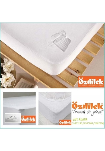 Özdilek Fitted Lastikli 120 X 200 Cm Sıvı Geçirmez Alez Yatak Kor
