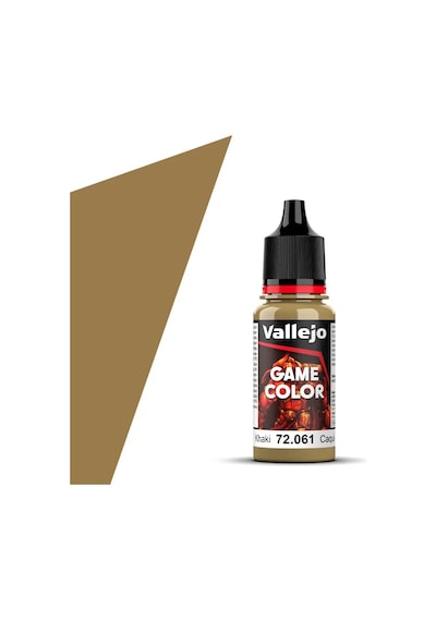 17 Ml. Khaki Game Color Serisi Maket Boyası, Vallejo 72061 Standart