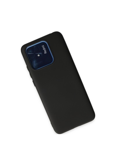 Xiaomi Redmi 10c Kılıf Siyah Renk First Yumuşak Esnek Silikon Kapak Siyah