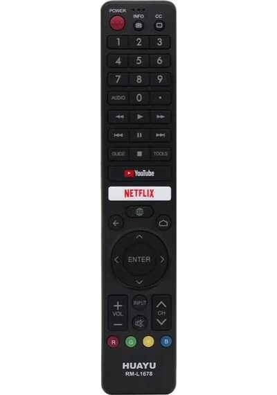 HUAYU KL RM-L1678 SHARP NETFLIX-YOUTUBE SES KOMUTLU MİKROFONLU TU