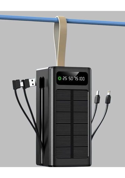 Kamp Ve Outdoor Kullanıma Uygun Güneş Panelli Powerbank Yeni Nesil Çr