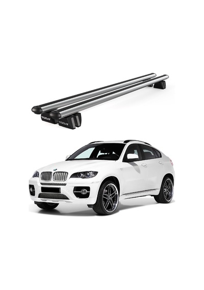 Pençe Bmw X6 Ara Atkı E71 2008-2014 Uyumlu Gri Ara Atkı Port Bagaj Tavan Barı