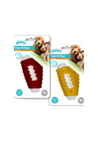 Pawise Yum N Fun 11 CM Tavuk Aromalı Köpek Çiğneme Oyuncağı Çok Renkli