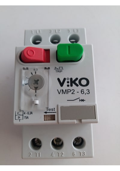 VMP2-6,3  4-6,3 AMPER MOTOR KORUMA ROLESİ