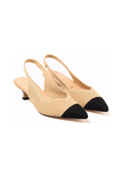 Nero Natural Topuklu / Stiletto Kadın 894m102 Nacree Magl Siyah - Ten