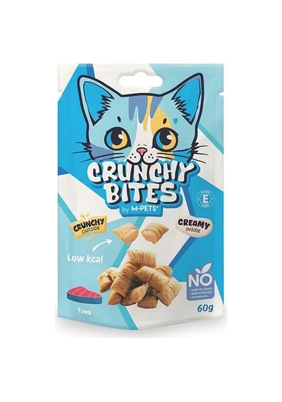 M-pets Crunchy Bites Ton Balıklı Kedi Ödülü 60gr