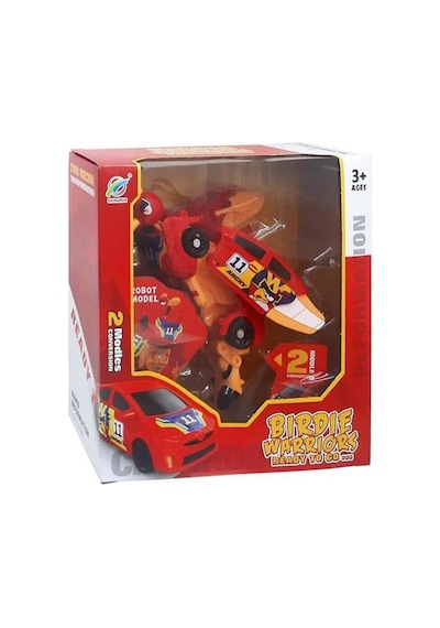 Ctoys Kuşa Dönüşebilen Oyuncak Araba 339-60 Kırmızı
