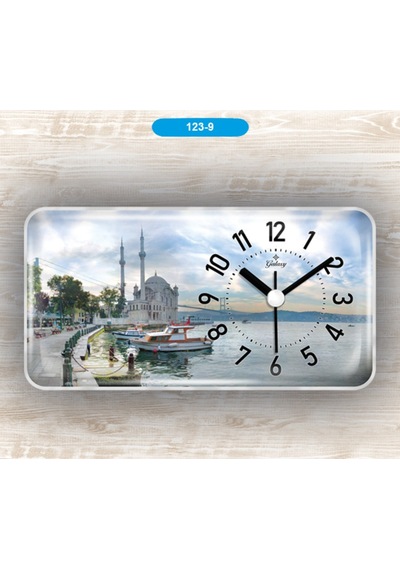 Dekoratif Magnetli Mıknatıslı Buzdolabı Mutfak Duvar Saati (295540364)