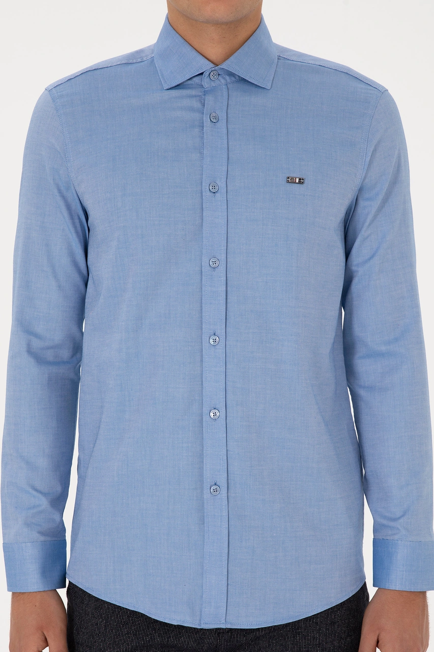 U.s. Polo Assn. Erkek Koyu Mavi Gömlek Basic 50307673-vr032 Koyu Mavi