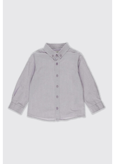 Erkek Bebek Basic Lila Oxford Gömlek 7923058