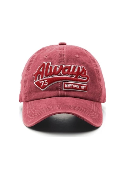 Valkyrie Vintage Baseball Şapka Unisex Ayarlanabilir Pamuk Spor Günlük Şapka Cap Kırmızı Kırmızı