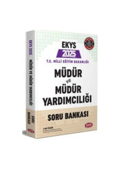 Data Yayınları 2025 MEB EKYS Müdür ve Müdür Yardımcılığı Soru Bankası