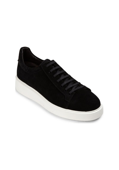 Deery Hakiki Süet Siyah Erkek Sneaker Ayakkabı - 01954Msyhe01 Siyah