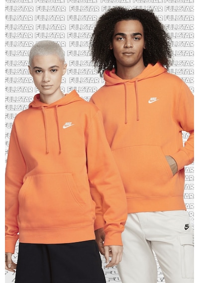 Nike Sportswear Hoodie Fleece Unisex Orange Şardonlu Kapüşonlu Sweatshirt Orange Orange