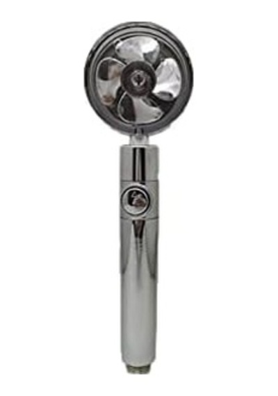 Turbo Stoplu Tasarruflu Masaj Etkili Silver El Duşu, Metal Siyah