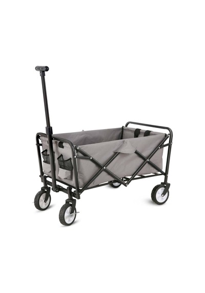 Lex Yw54259 Katlanabilir Tekerlekli Kamp Plaj Taşıma Arabası Gri 75x46x88cm