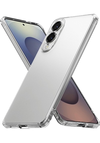 Samsung Galaxy Uyumlu S25 Edge Kılıf Kamera Korumalı Şeffaf Silikon Kapa