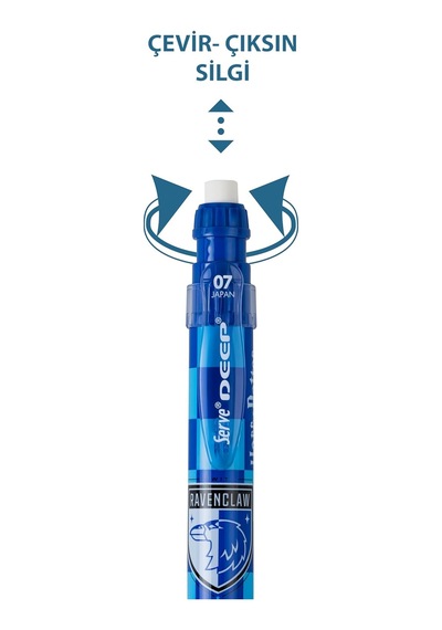Deep Mek Kur Klm 07mm - Harry Potter Ravenclaw Damalı Mavi