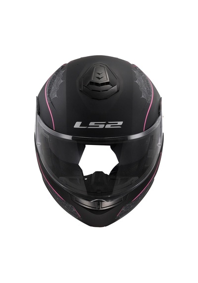 Ls2 Strobe 2 Lux M.siyah-pembe Kask Renkli