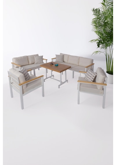 Neokas Metal Balkon Seti, Bahçe Takımı, Kafe Koltuk Oturma Grubu 1 + 1 + 2 + 3 + M Antrasit Neokas Metal Balkon Seti, Bahçe Takımı, Kafe Koltuk Oturma Grubu 1 + 1 + 2 + 3 + M Antrasit