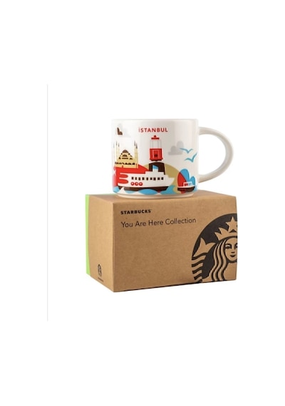 Starbucks Şehir Temalı Kupa Serisi - Istanbul 414 Ml Kırmızı