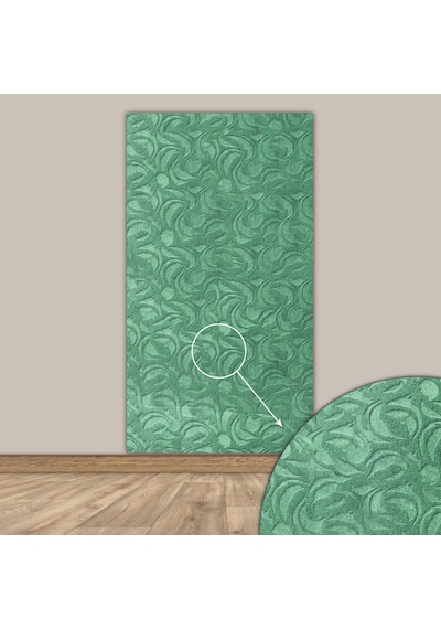 Tink 3d Kendinden Yapışkanlı Akustik Keçe Panel Modern Desenli 52x98 Cm 10 Adet 5 M² Yeşil