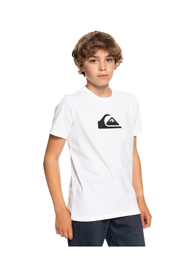 Quiksilver Comp Logo Ss Yth Tişört Beyaz