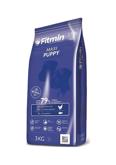 Fitmin Maxi Puppy Taze Tavuk Etli Büyük Irk Yavru Köpek Maması 3 KG