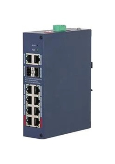 Dahua Chs4212-8gt-110 8 Port Gigabit Poe 110w 2 Port Uplink 2 Port Sfp Cloud Yönetilebilir Switch