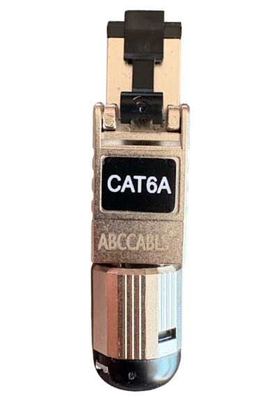 Roxy Rj45 Cat6a Profesyonel Konnektör Yüksek Hızlı Metal Kasa