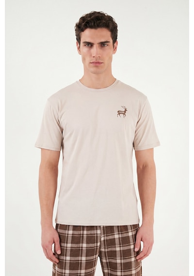 Buratti Erkek Pijama Takımı 6572022 Bej