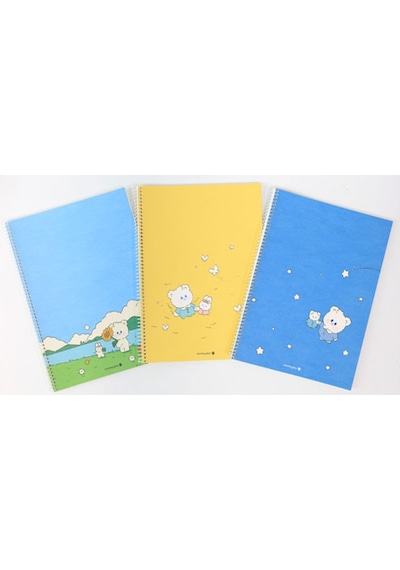 Morning Glory 2000 Çizgili Defter 25,2x17,8 Cm Mavi 10230-89770