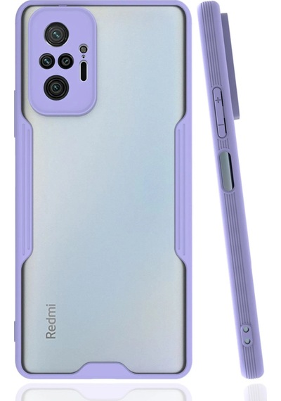 Hnrlıshp Newface Xiaomi Redmi Note 10 Pro Kılıf Platin Silikon - Lila
