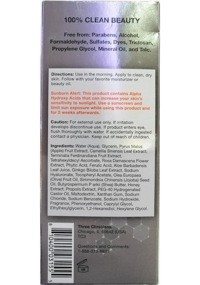 Three Clinicians Vitamin C Serum 30 ML