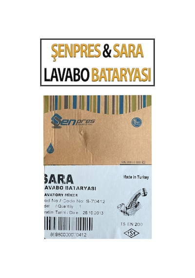 Şenprens Sara Model Lavabo Bataryası Krom