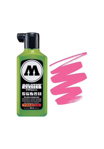 Molotow Refill 180Ml - N 200 Bright Pink