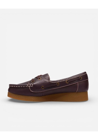 Clarks Wallabeeevosea Dark Brown Lea Kadın Koyu Kahve Günlük Ayakkabı 26186598 Kahverengi