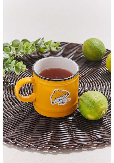 Pasabahce Hisli Şeyler Limon Kupa Sarı