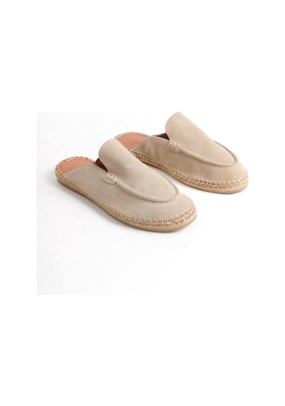 Mubiano Hakiki Deri Summer Erkek Süet Önü Kapalı Jüt Taban Bej Espadril Terlik -mssr3416-bj Bej Mubiano Hakiki Deri Summer Erkek Süet Önü Kapalı Jüt Taban Bej Espadril Terlik -mssr3416-bj Bej